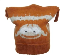 PlusMinus Beanie Zipfelmutze Orange