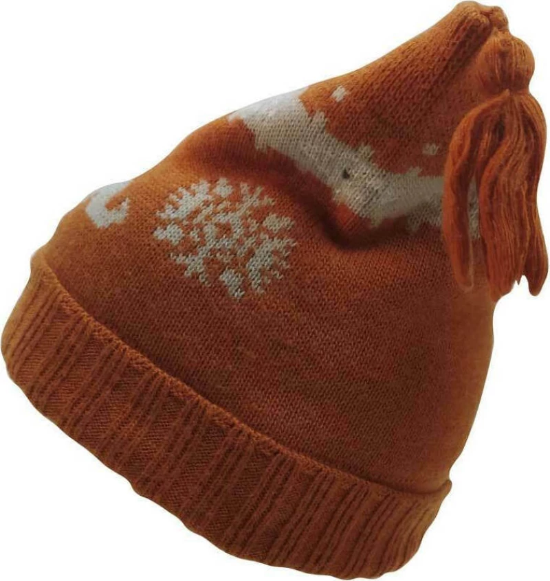 PlusMinus Beanie Zipfelmutze Orange