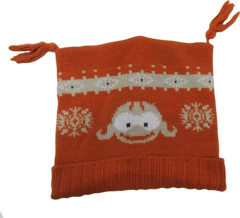 PlusMinus Beanie Zipfelmutze Orange