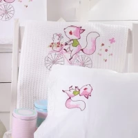 Rythmos Κουβέρτα Κούνιας Clunny Πικέ 120x150cm
