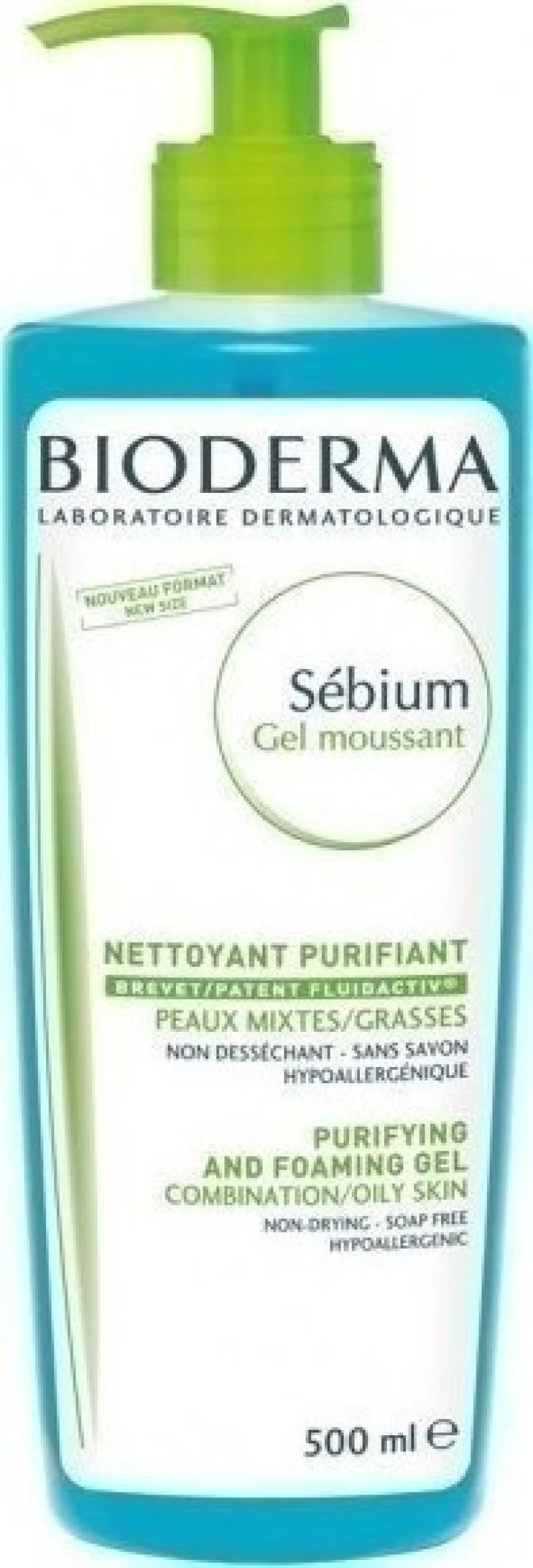 Bioderma Sebium Purifying Cleansing Foaming Gel 500ml