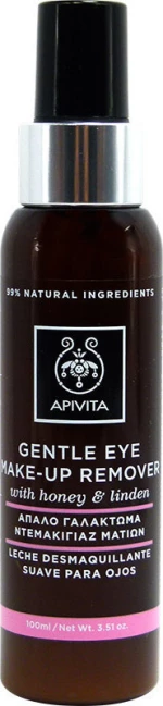 Apivita Gentle Eye Make Up Remover Ντεμακιγιάζ Ματιών Με Μέλι & Τίλιο 100ml