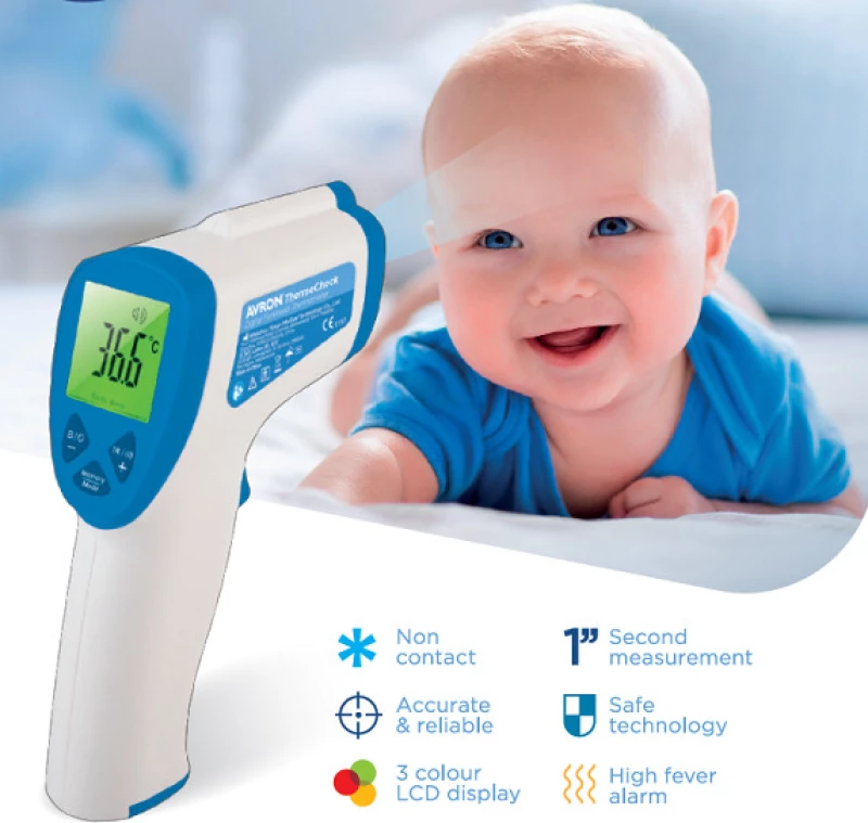 AVRON ThermoCheck Ανέπαφο Ψηφιακό Θερμόμετρο Μετώπου