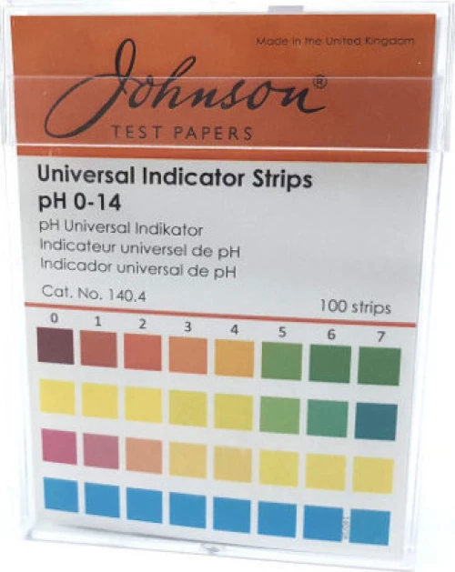 Johnson Test Papers Universal pH 100τμχ