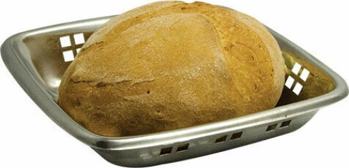 ΚΑΛΑΘΙ ΨΩΜΙΟΥ INOX ΤΕΤΡΑΓΩΝΟ 23x23x5cm