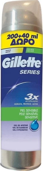 Gillette Series 3X Sensitive 200ml & 40ml