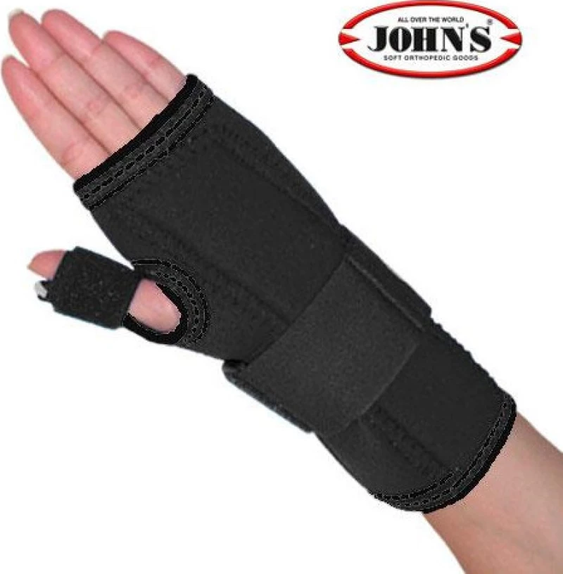 Johns 120113 Spika Neoprene Νάρθηκας Καρπού & Αντίχειρα Δεξί Μαύρο