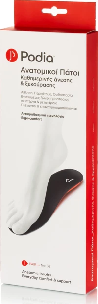 Podia Ανατομικοί Πάτοι Καθημερινής Άνεσης & Ξεκούρασης