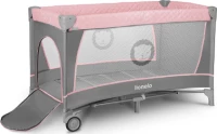 LIONELO Παρκοκρέβατο Flower 2 Επιπέδων Flamingo 5902581658791