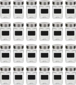 vidaXL Βαζάκι Γυάλινο με Καπάκι 300ml (24τμχ)