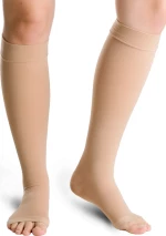 Varisan Top Κάτω Γόνατος με Ανοιχτά Δάχτυλα Κλάση 2 23-32 mmHg Normale Μπεζ