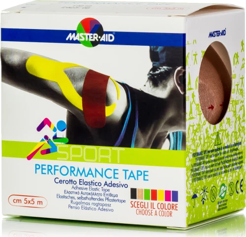 Master Aid Performance Tape 5cm X 5m Μπεζ