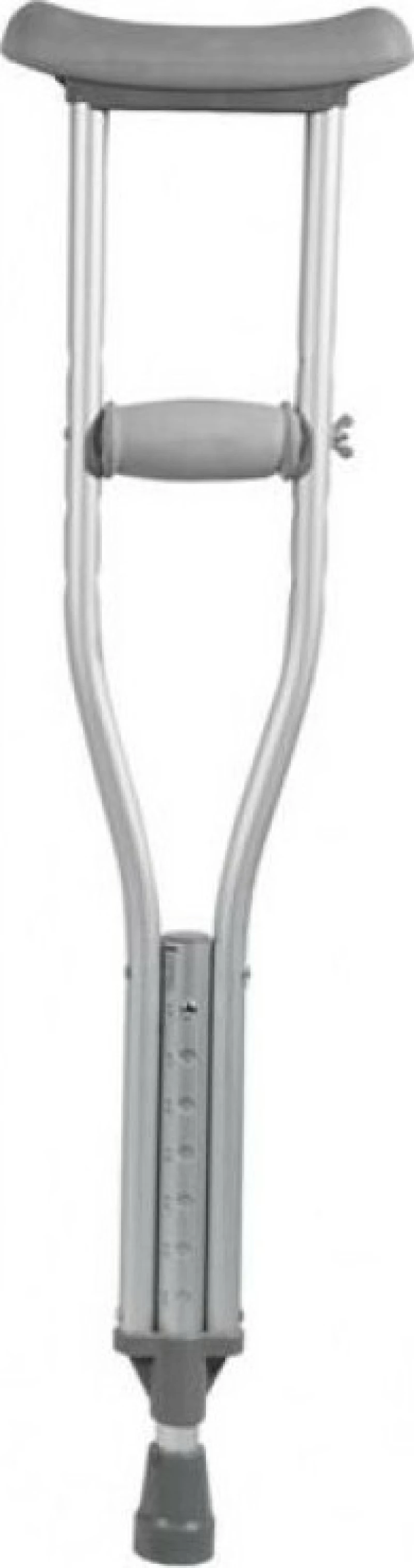 Mobiak Πατερίτσες Αλουμινίου Large 2τμχ Ύψος 133-153cm Γκρι 0809778