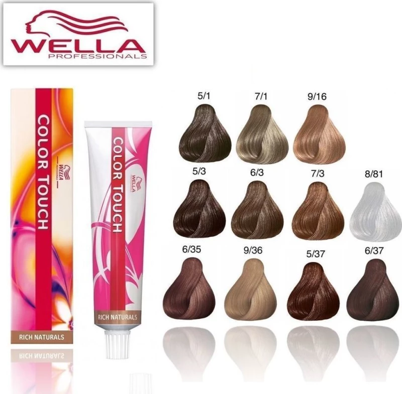 Wella Color Touch Rich Naturals 5/3 Καστανό Ανοιχτό Χρυσό