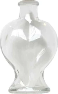 Γυάλινο μπουκάλι σε σχήμα καρδιάς 100 ml [70101386]