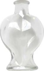 Γυάλινο μπουκάλι σε σχήμα καρδιάς 100 ml [70101386]