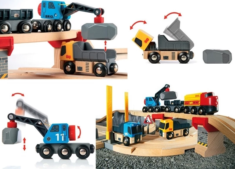 Brio Toys Rail & Road Loading Set