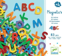 Djeco Μαγνητάκια Λατινικά Γράμματα Μικρά 83τμχ