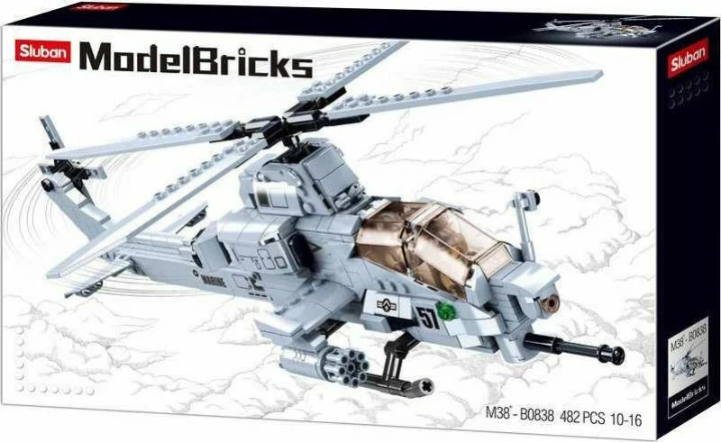 Sluban Attack Helicopter 482τμχ