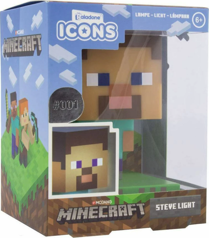 Paladone Minecraft: Steve Icon Light Bdp (Pp6594Mcf)