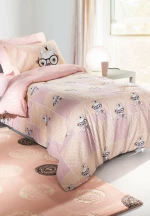 Saint Clair Παπλωματοθήκη Rosie 160x220cm Pinky