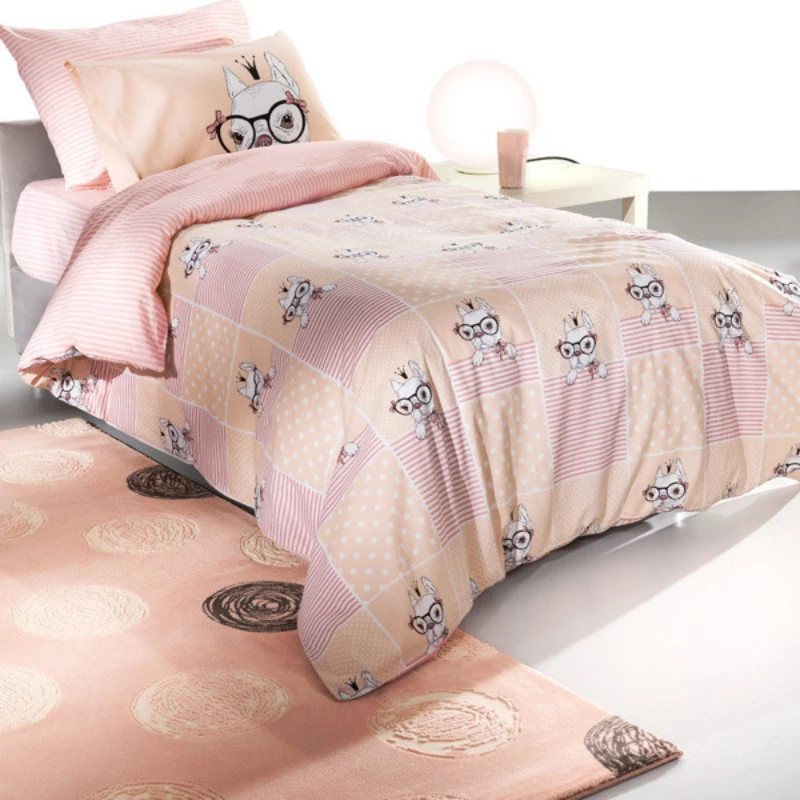 Saint Clair Παπλωματοθήκη Rosie 160x220cm Pinky