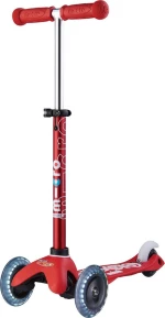 Micro Scooters Mini Deluxe Led Red