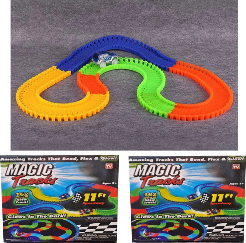 Magic Glow Tracks 162pcs