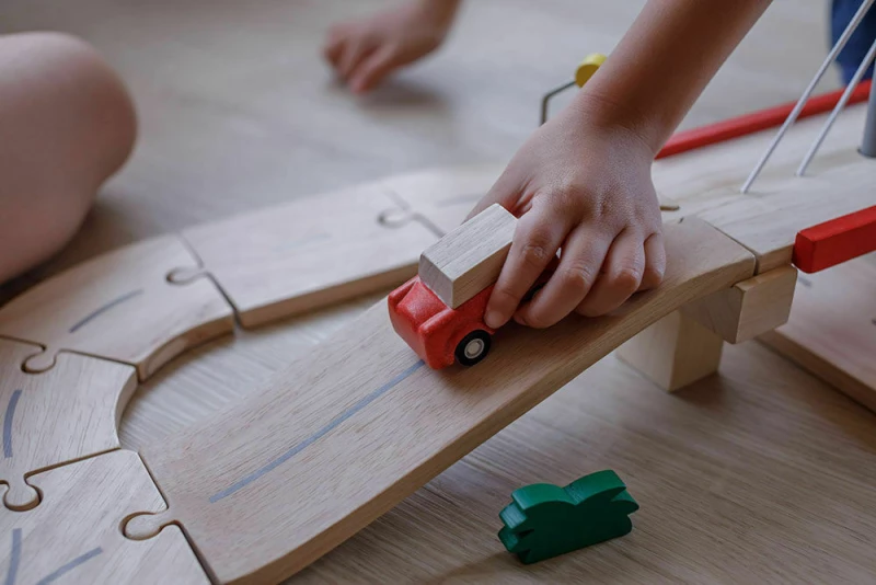 Plan Toys Οδικό Σετ με Αξεσουάρ