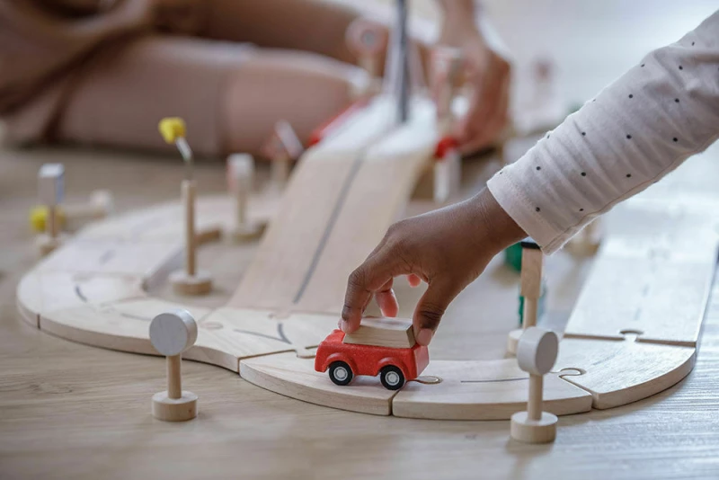 Plan Toys Οδικό Σετ με Αξεσουάρ