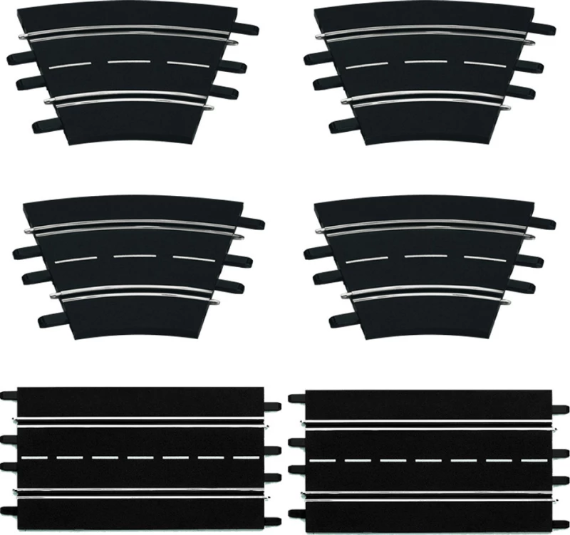 Carrera Evolution Extension Set 2 Straights/4Curves 1/30° (Digital 124/132, Evolution, Exclusiv)