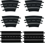 Carrera Evolution Extension Set 2 Straights/4Curves 1/30° (Digital 124/132, Evolution, Exclusiv)