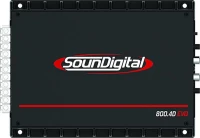 Soundigital Sd800.4D Evo Τετρακάναλος Ενισχυτης Με Συνολική 800W Rms