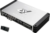 Esx Qe80.6 Dsp Εξακάναλος Eνισχυτής Aυτοκινήτου Class D, 6 X 80 Watts