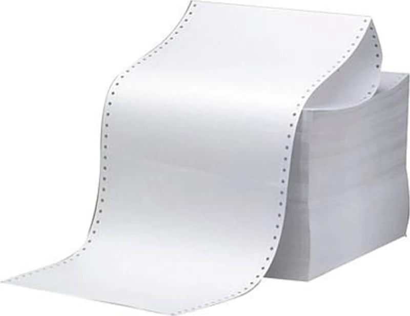 Μηχανογραφικό Χαρτί 9.5x11cm Μονό Λευκό
