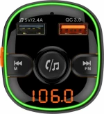 Akai FM Transmitter FMT-52BT Led με Bluetooth / MicroSD / USB 110585-0012