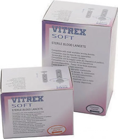 Winmedica Vitrex Soft Lancets 50 τμχ