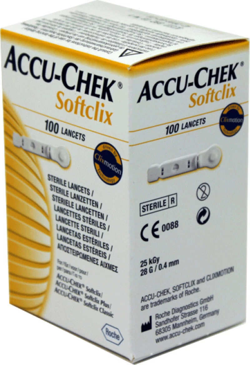 Roche Accu-Chek Softclix Lancets 100τμχ
