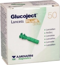 Menarini Glucoject Lancets Plus 33G 50τμχ