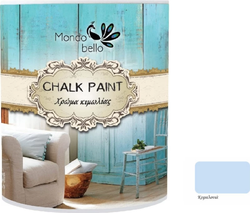 Mondobello Chalk Paint Κεφαλονιά/Γαλάζιο 375ml