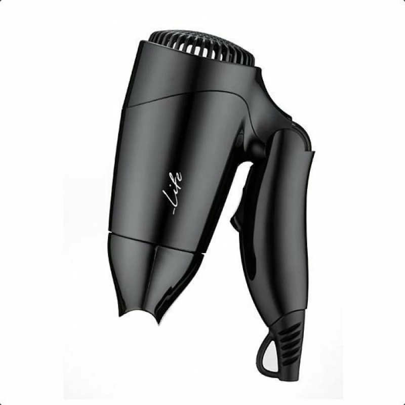 Life Mystyle Hairdryer With Black Pouch, 1200W Life