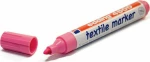 Edding Textile Marker 4500 Μαρκαδόρος Υφάσματος Στρογγυλή Μύτη Ροζ 1τμχ