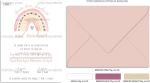 Προσκλητήριο βάπτισης-Pastel rainbow TS273