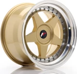Japan Racing Wheels JR6 17x10 ET20 Gold/Machined Lip