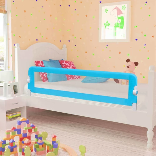 vidaXL Μπάρα Κρεβατιού 150x42cm Μπλε 2τμχ