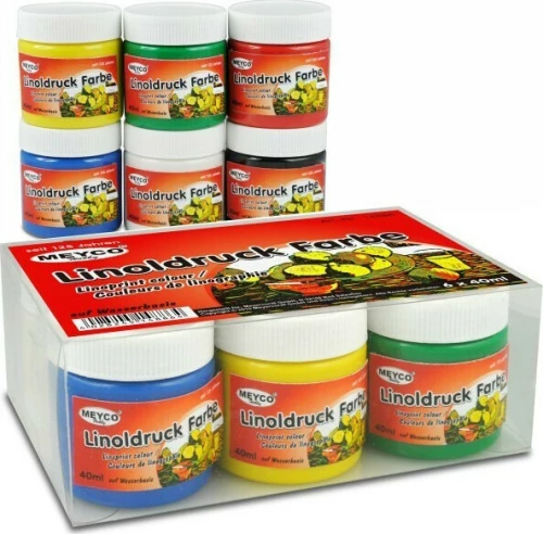 Meyco Μελάνι Τυπώματος Σετ 50ml 6τμχ