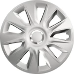 Auto Gs Σετ Τάσια Αυτοκινήτου Stratos RC 4τμχ 15" Ασημί