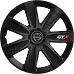 Versaco Σετ Τάσια Αυτοκινήτου Gtx Carbon με σήμα Lancia 4τμχ 15" Μαύρο