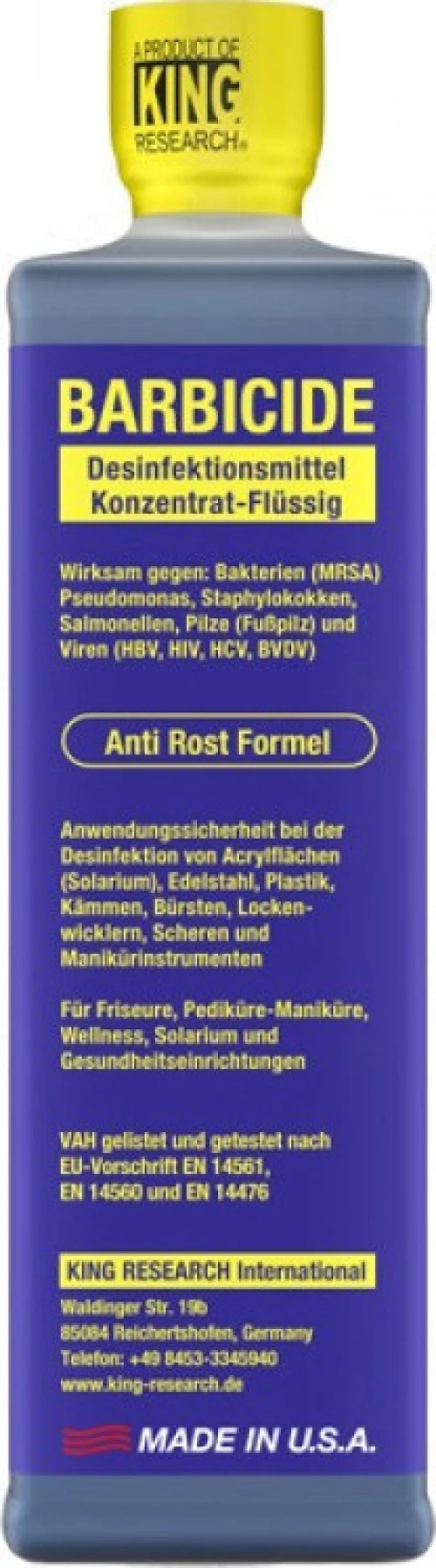 Barbicide Υγρό Απολύμανσης 480ml