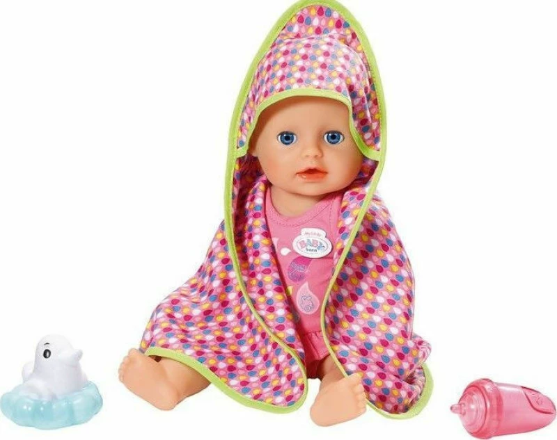 Baby Born Κούκλα My Little Με Μπουρνουζάκι 32Εκ. #Zf825341